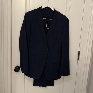 Navy Hugo Boss suit
